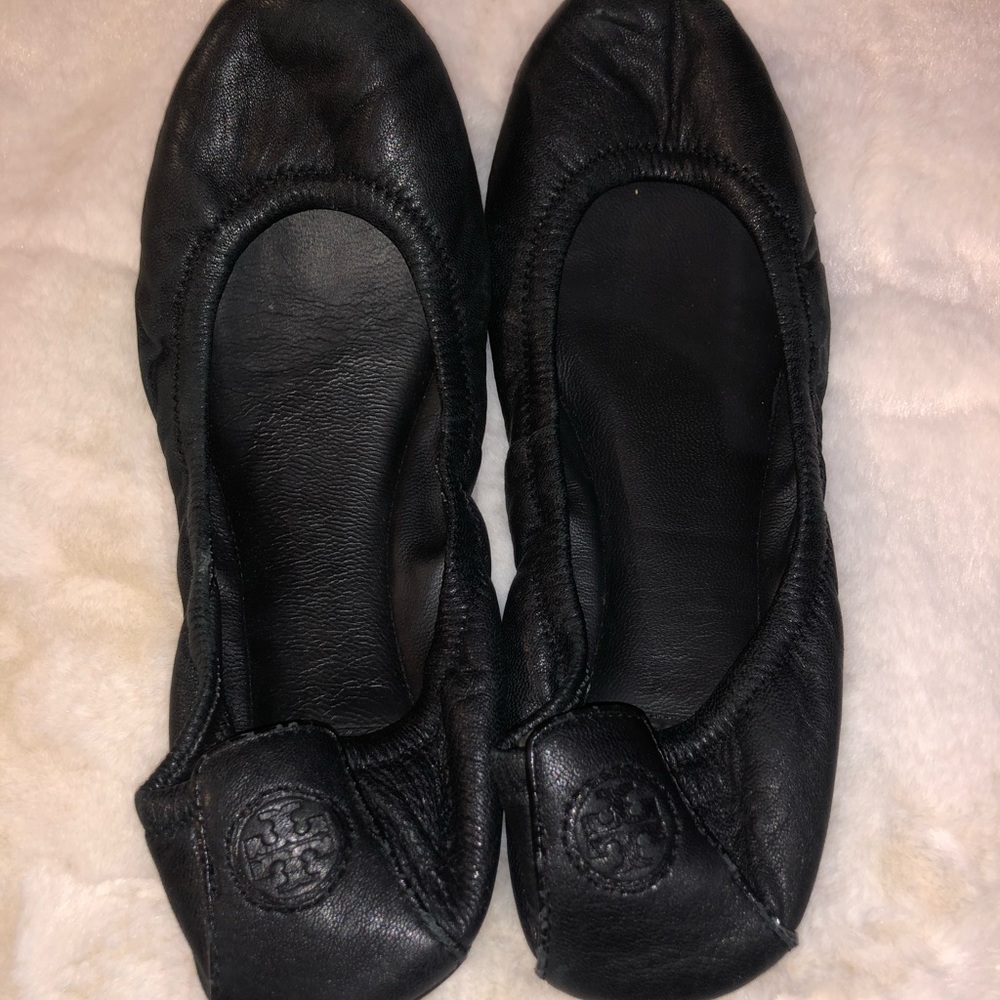 Black Tory Burch Flats